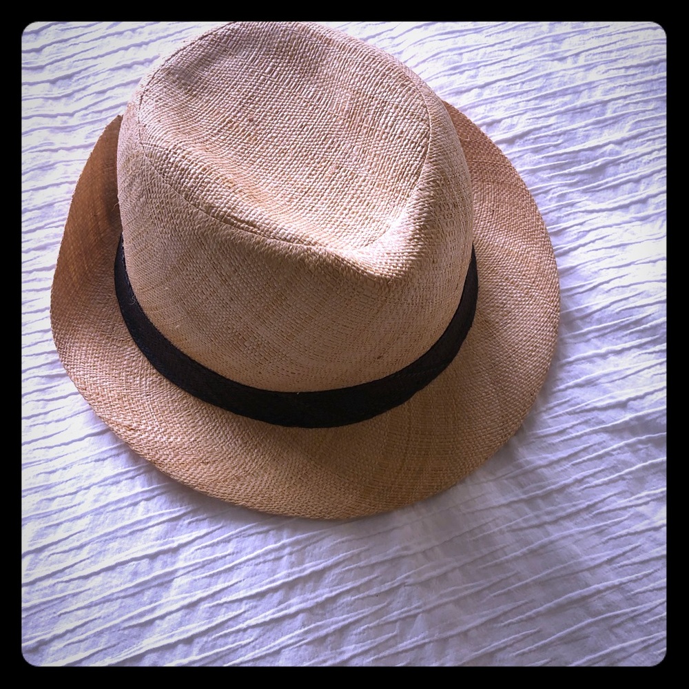 Straw fedora